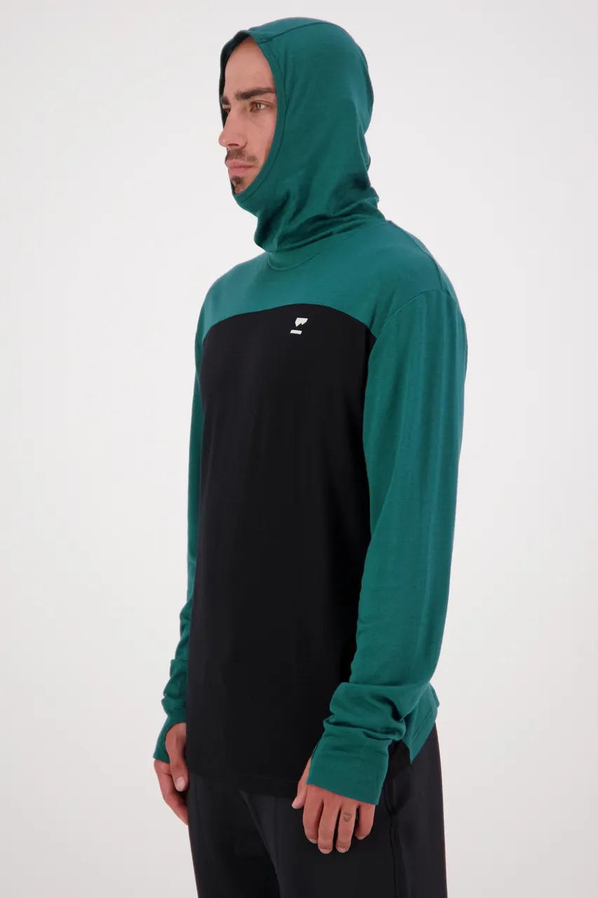 100071-1169-324 - Yotei Powder Hood LS - Evergreen / Black - Mens - 100071-1169-324-101.jpg