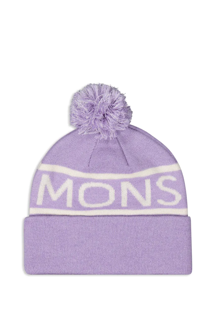 100690-1169-746 - McCloud Pom Pom Merino Beanie - Thistle / White - Unisex - 100690-1169-746-201.jpg