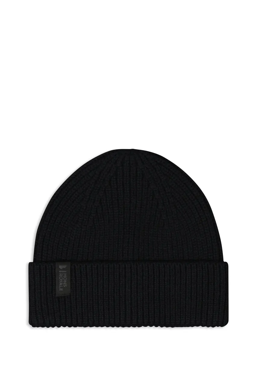 100688-1165-001 - Fjord 100% Merino Beanie - Black - Unisex - 100688-1165-001-201.jpg