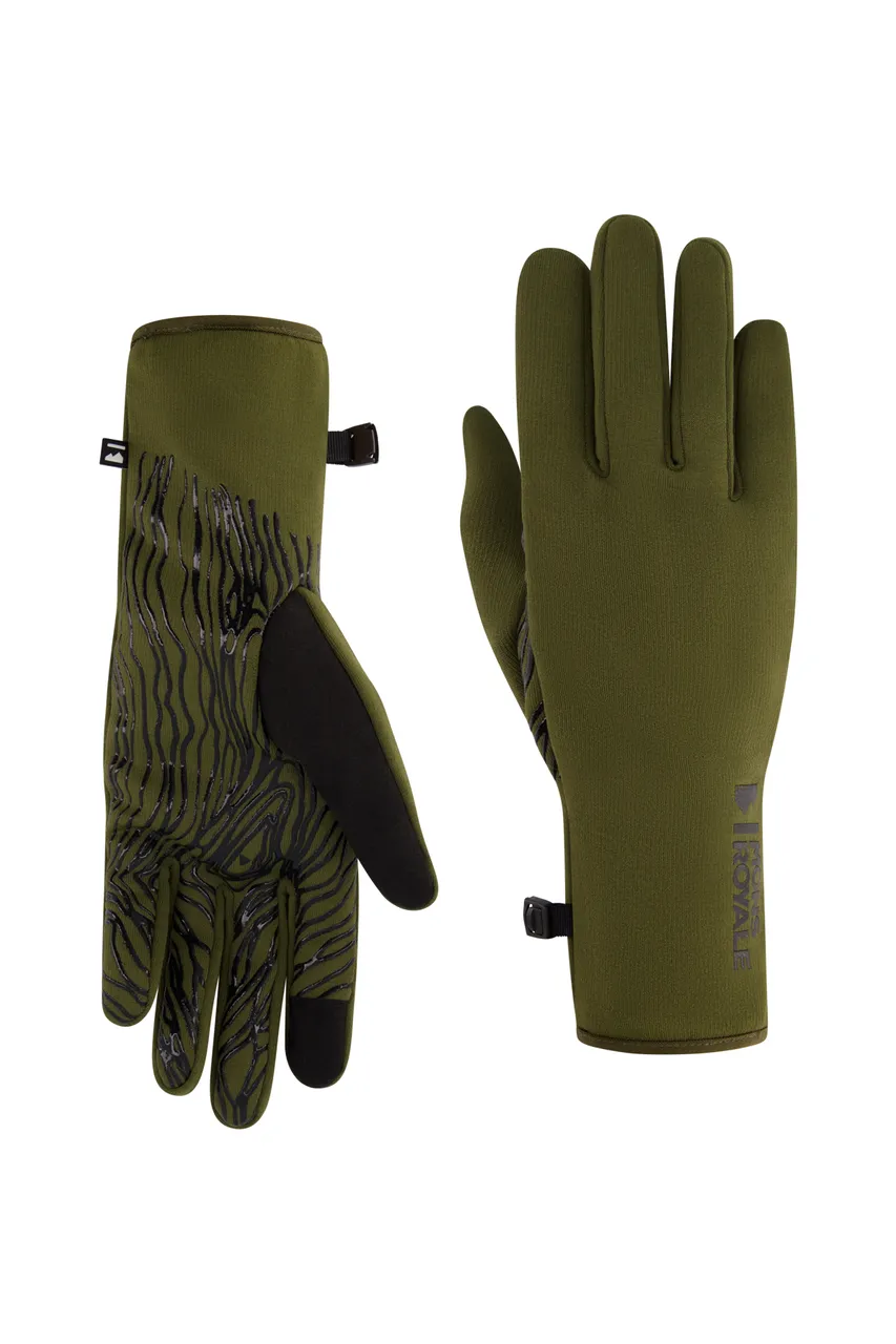 100376-1165-299 - Amp Wool Fleece Glove - Dark Olive - Unisex - 100376-1165-299-201.jpg