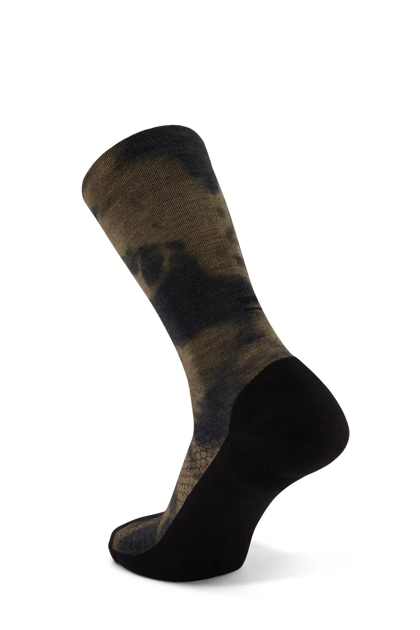 100554-1169-329 - Atlas Crew Sock Digital - Olive Tie Dye - Unisex - 100554-1169-329-202.jpg