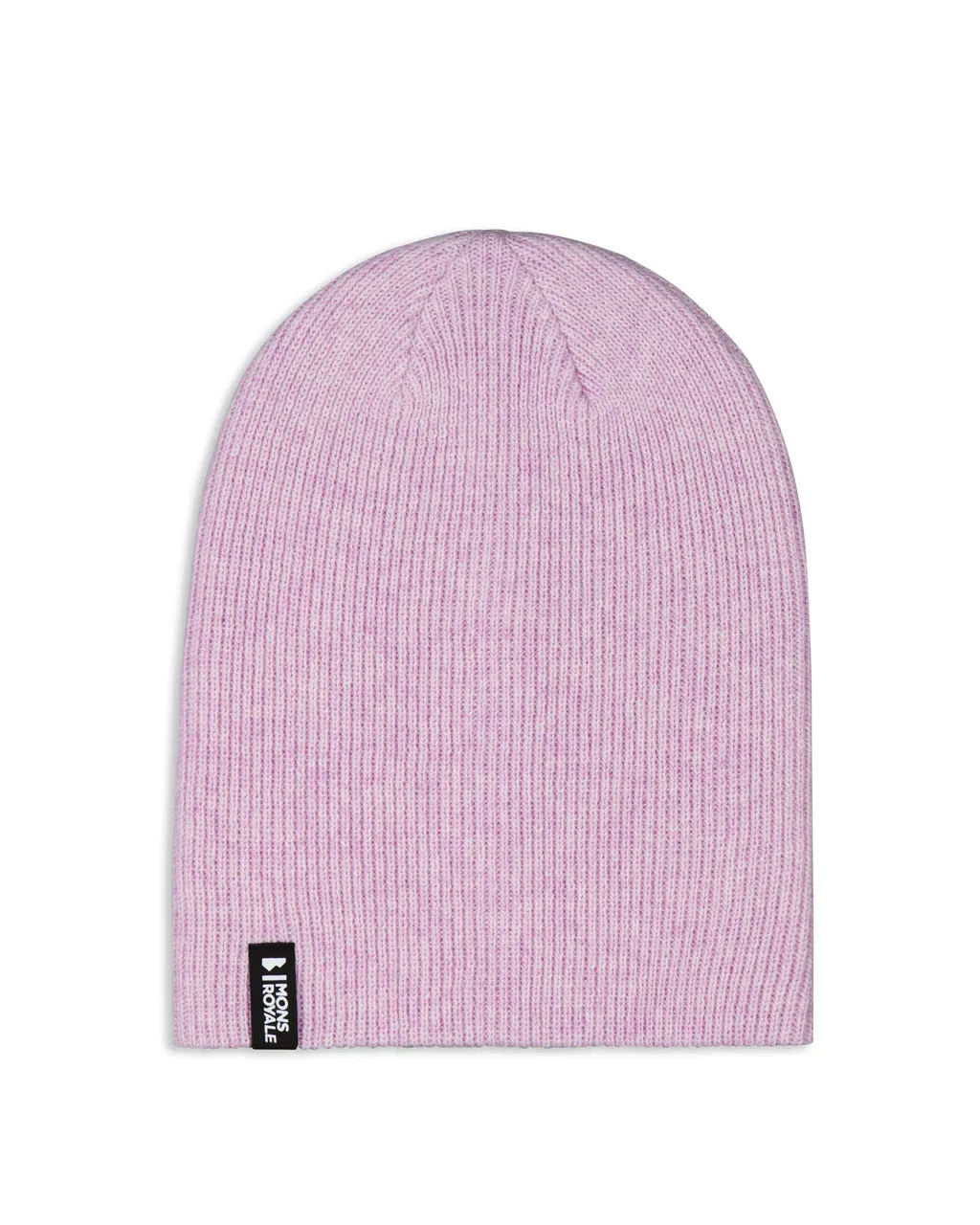 100641-1165-337-202 Unisex Chunky Logger Merino Beanie Orchid Marl