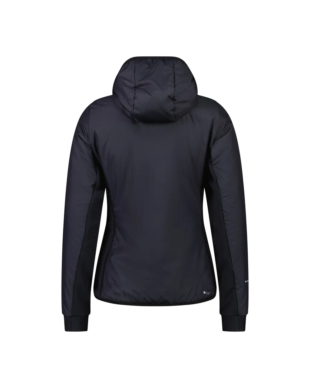 100639-1165-001-202 Womens Arete Merino Insulated Hooded Jacket Black