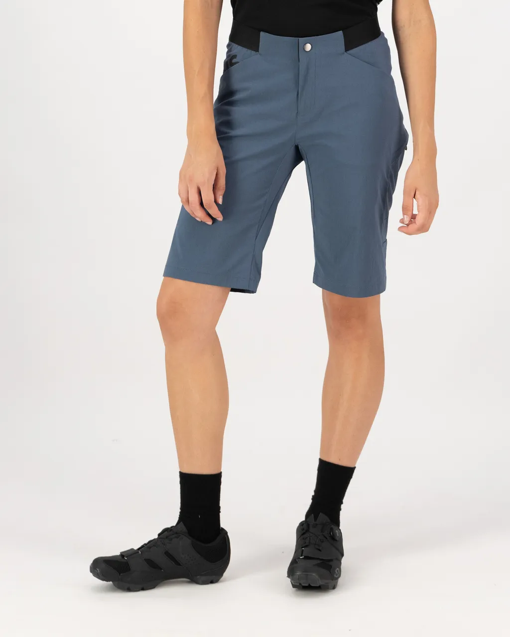 100774-1165-878-101 Womens Diversion Merino Trail Shorts Abyss