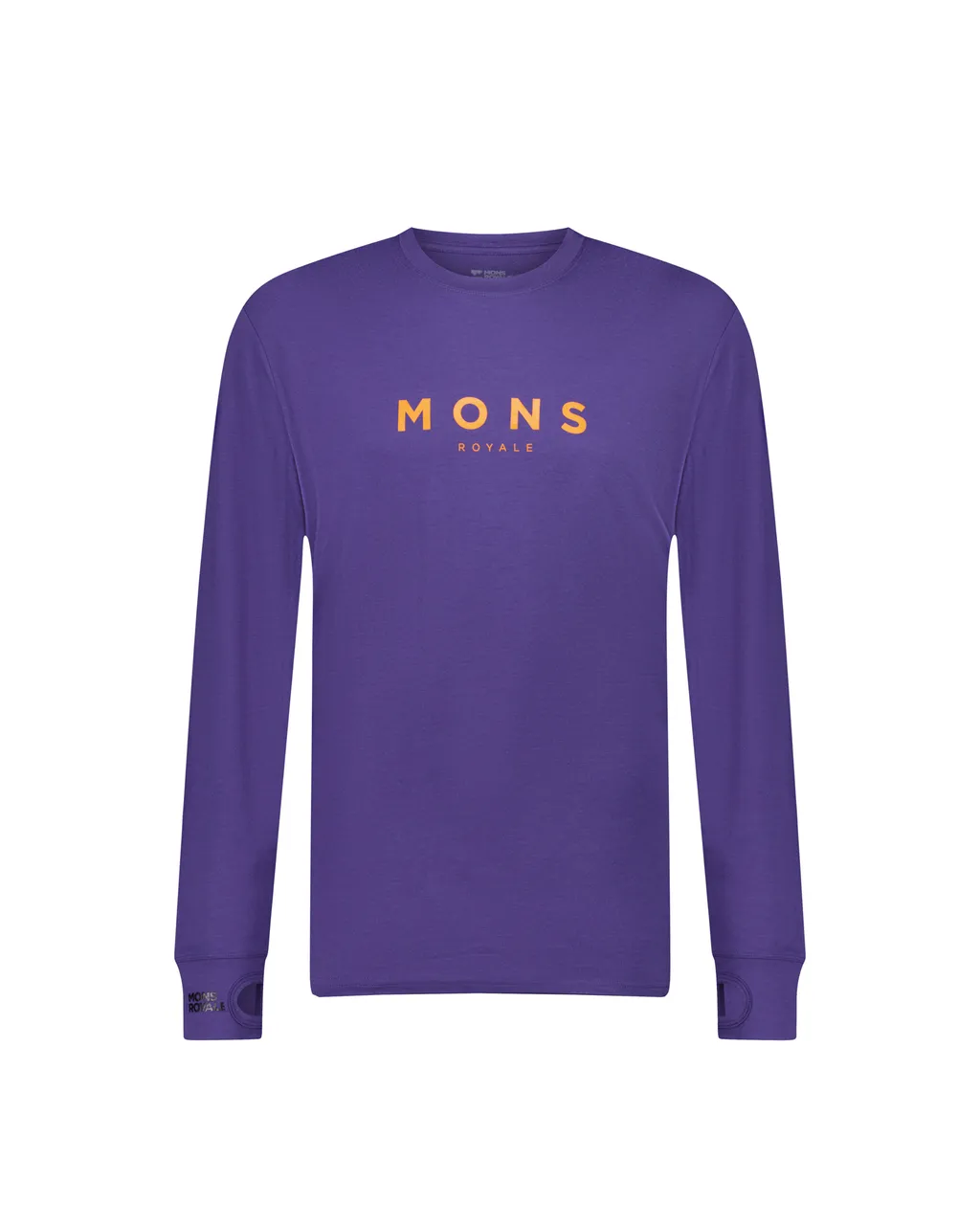 100685-1139-789-201 Mens Yotei Merino Classic Long Sleeve Violet