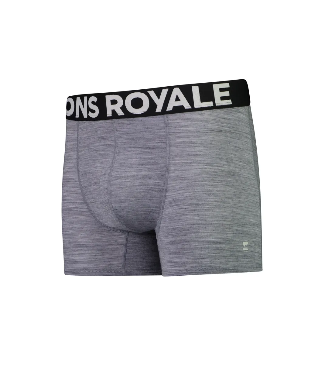 100087-2169-710-201 Mens Hold 'em Shorty Merino Boxer Grey Heather