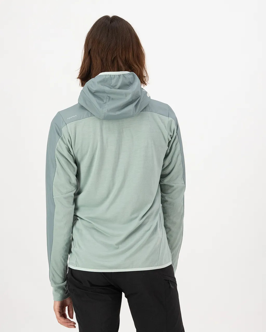 100770-1171-905-102 Womens Diversion Merino Wind Jacket Dew / Desert Sage