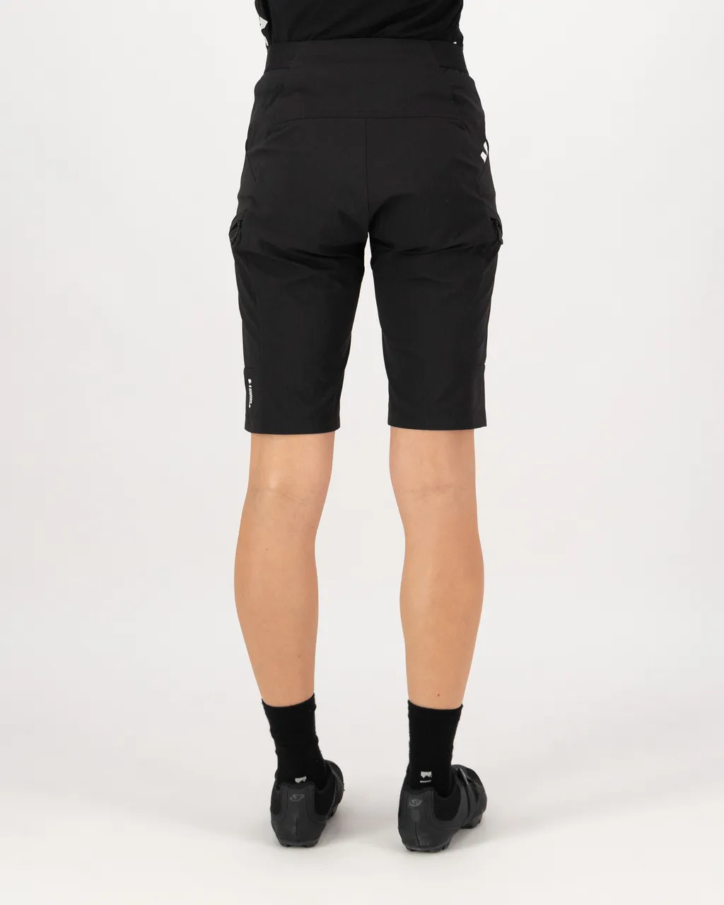 100774-1165-001-102 Womens Diversion Merino Trail Shorts Black