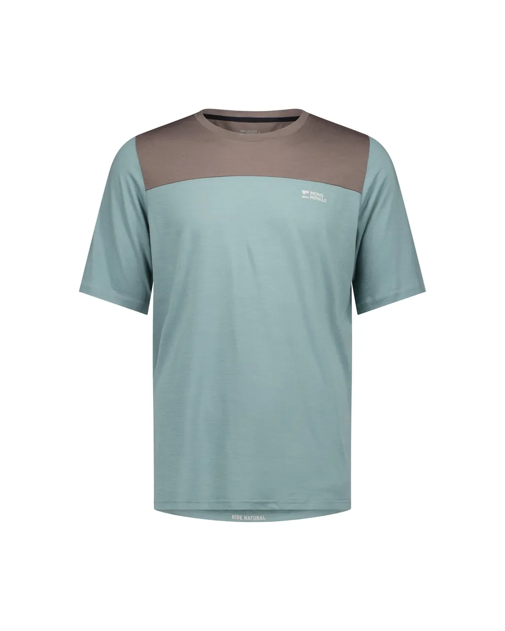 100735-1171-893-201 Mens Diversion Merino Bike Jersey Short Sleeve Desert Sage / Iron