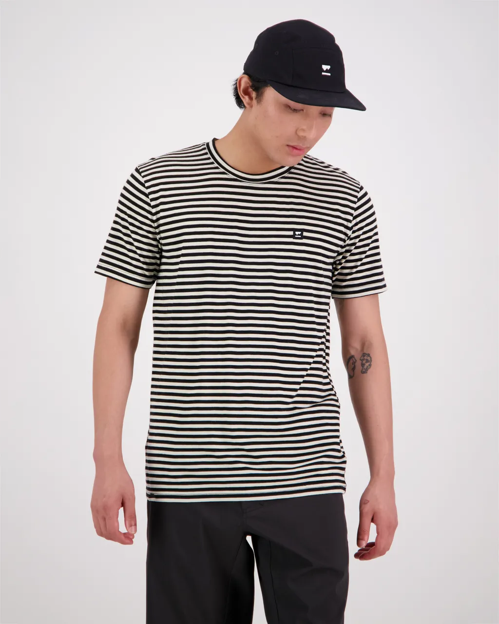 100275-2227-676 - Icon Merino Air-Con T-Shirt - MR Stripe - Mens
