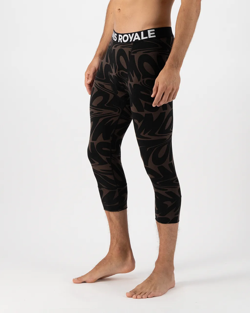 100501-2169-810-101 Mens Cascade Merino Base Layer 3/4 Legging Signal Lost Cedar