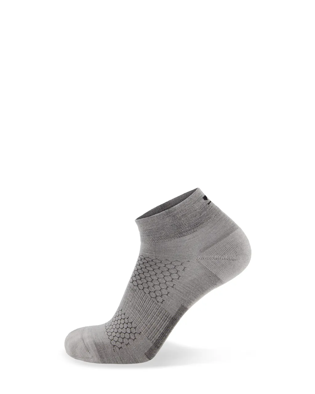100647-1169-036-201 Unisex Atlas Merino Ankle Sock Grey Marl