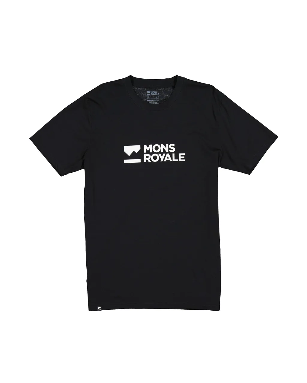 100275-1181-001-201 Mens Icon Merino Classic T-Shirt Black