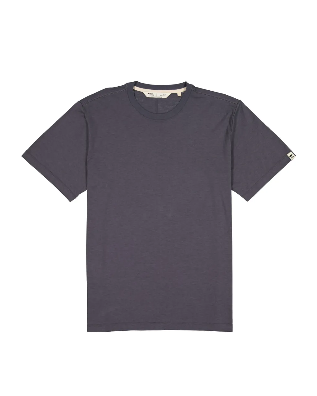 100723-1263-889-201 Mens Yonder Merino Organic Cotton T-Shirt Vintage Black