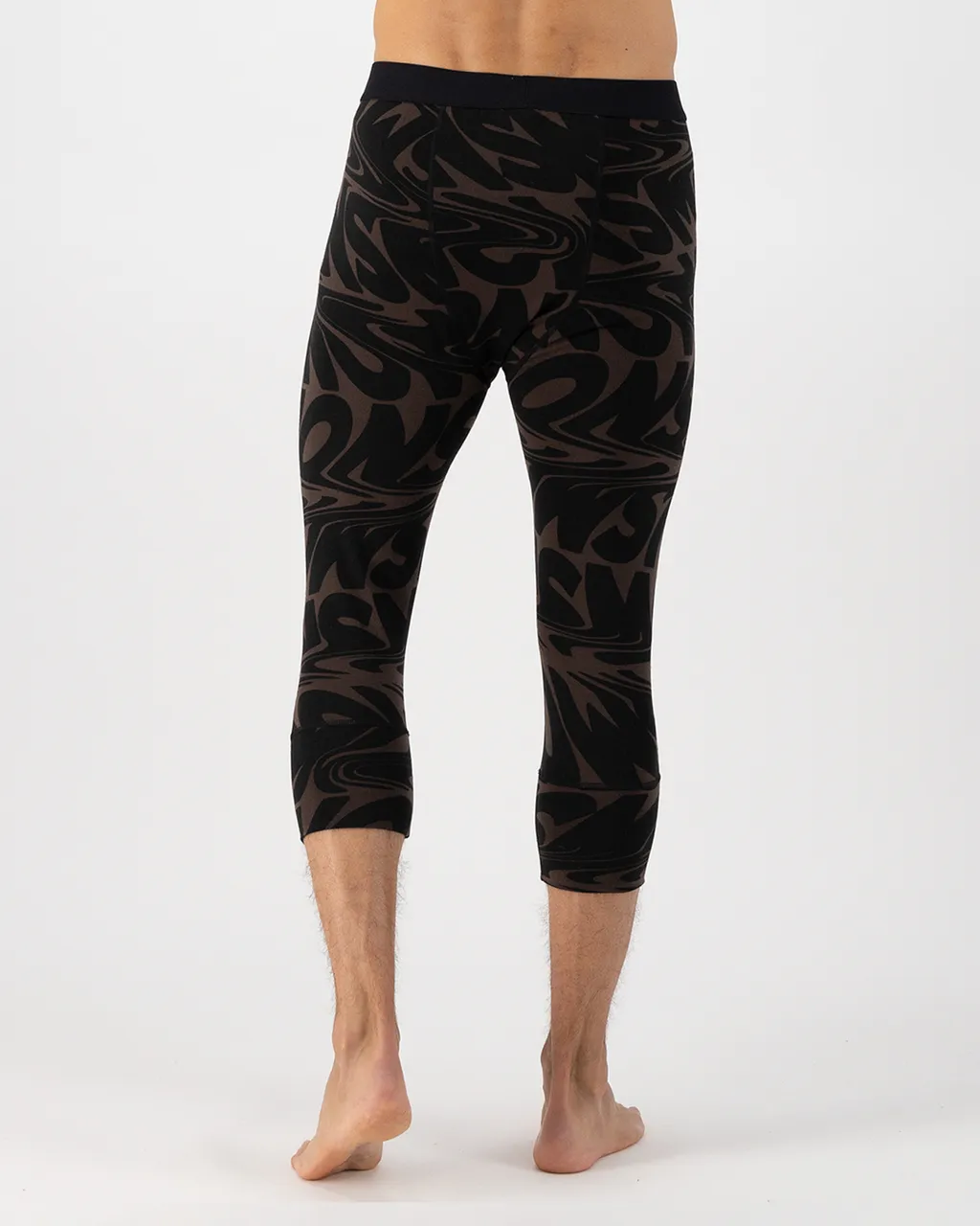 100501-2169-810-104 Mens Cascade Merino Base Layer 3/4 Legging Signal Lost Cedar