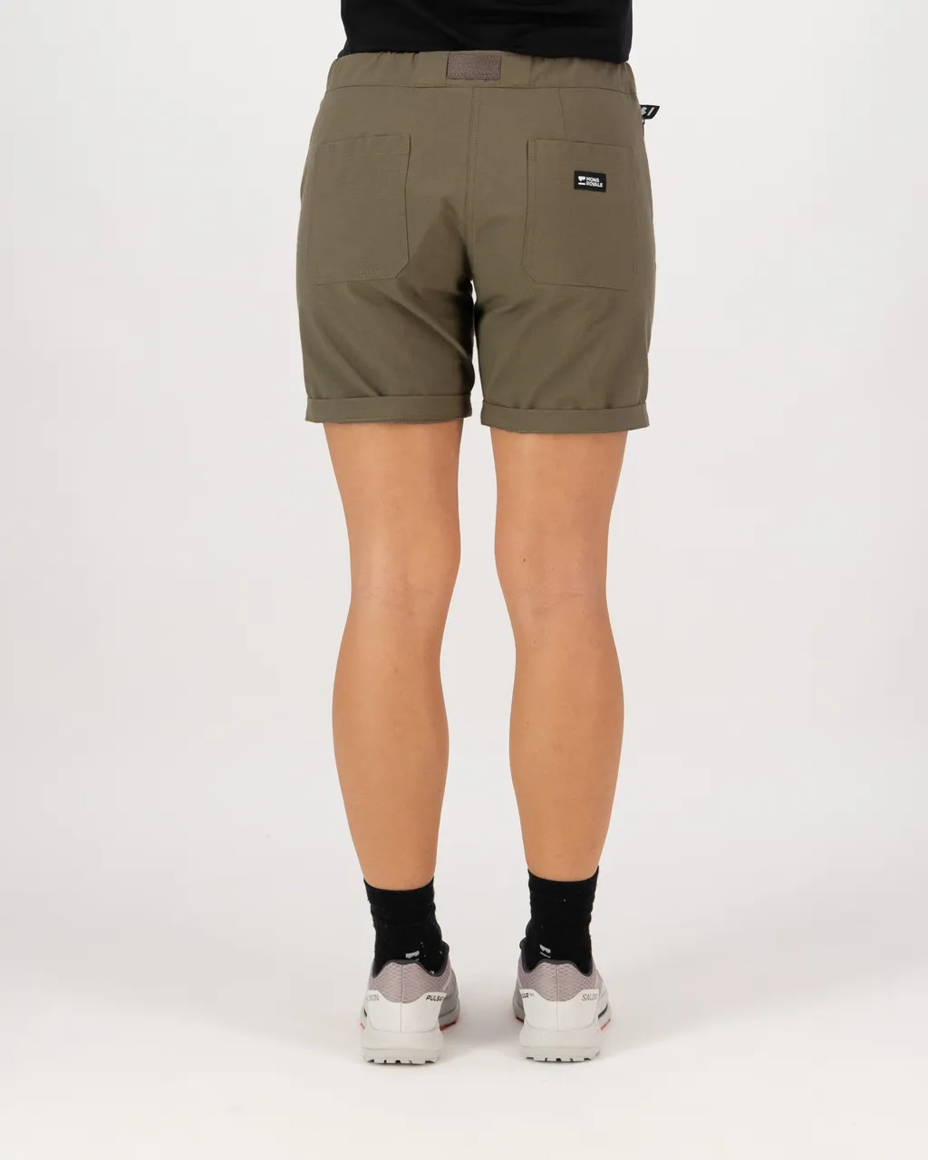 100778-1274-299-102 Womens Escapade Shorts Dark Olive
