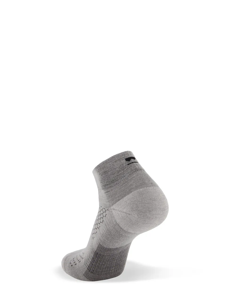 100647-1169-036-202 Unisex Atlas Merino Ankle Sock Grey Marl
