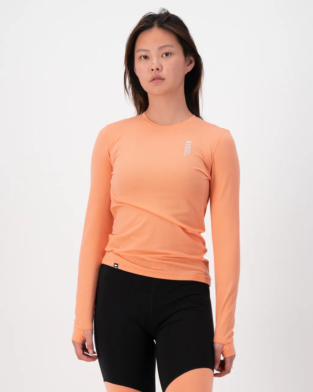 100503-1165-797-101 Womens Cascade Merino Base Layer Long Sleeve Punch