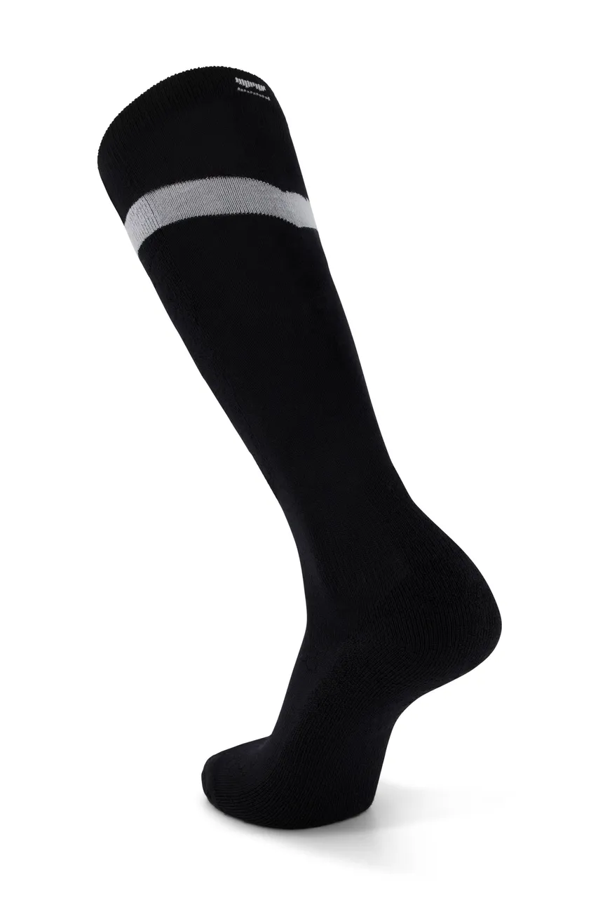 100595-1037-001-202 Unisex Ultra Cushion Merino Snow Sock Black