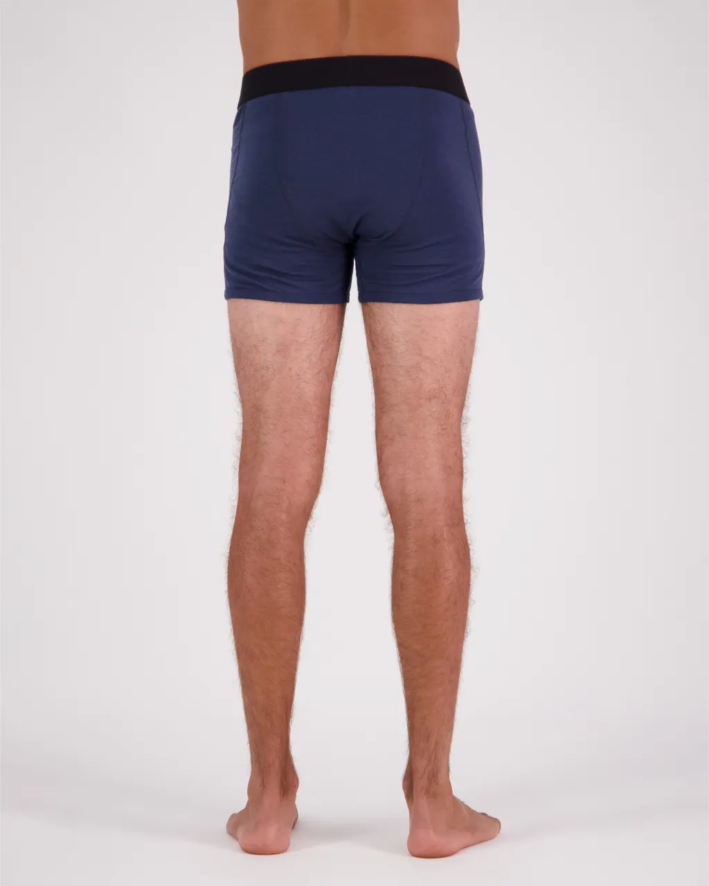 100087-1169-568-102 Mens Hold 'em Shorty Merino Boxer Midnight