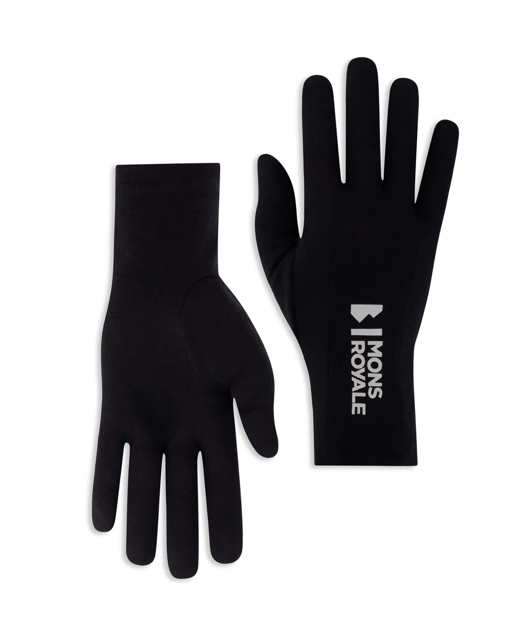 100795-1165-001-201 Unisex Volta Merino Glove Liners Black