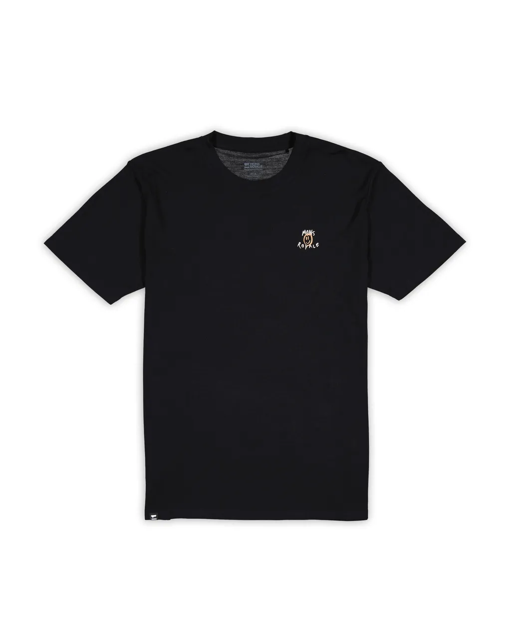 100275-1261-001-201 Mens Icon Merino Classic T-Shirt Black