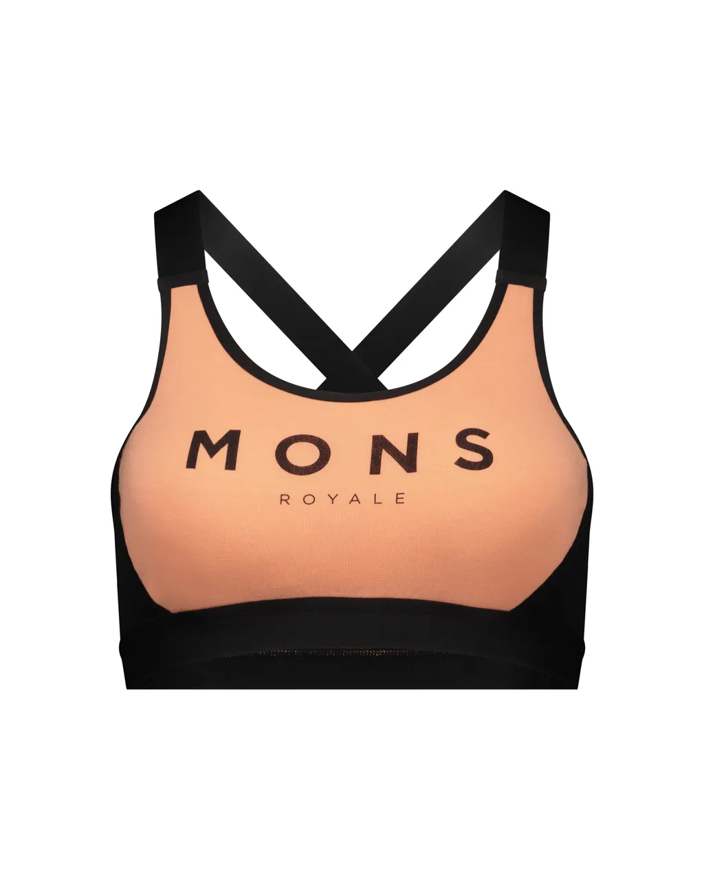 100040-1169-831-201 Womens Stella Merino X-Back Bra Punch / Black