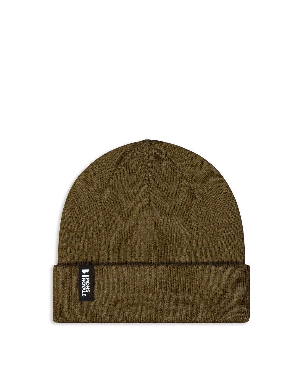 100689-1165-299-201 Unisex McCloud Merino Beanie Dark Olive