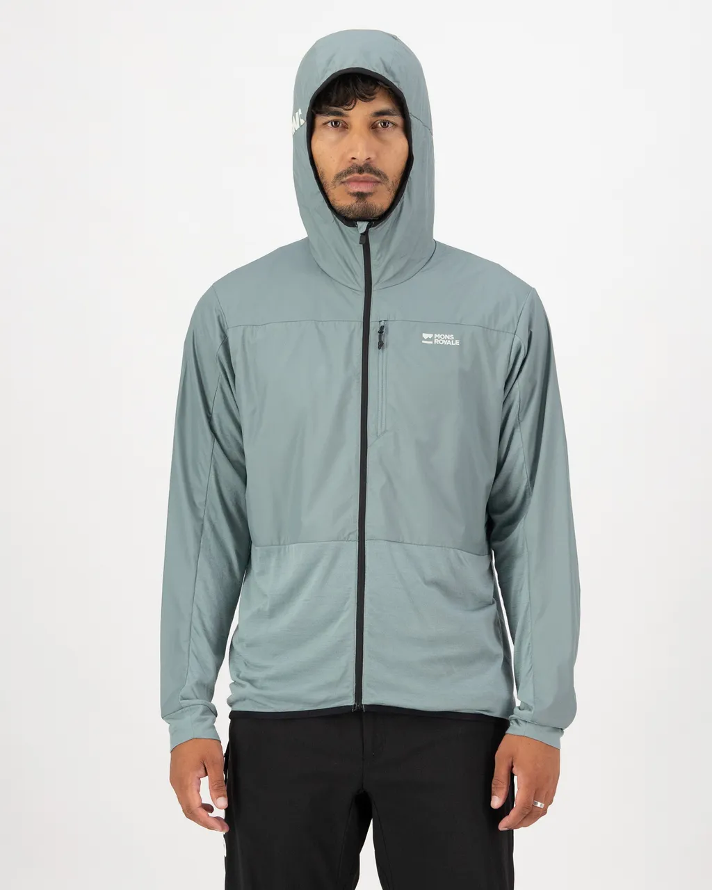 100769-1171-891-101 Mens Diversion Merino Wind Jacket Desert Sage