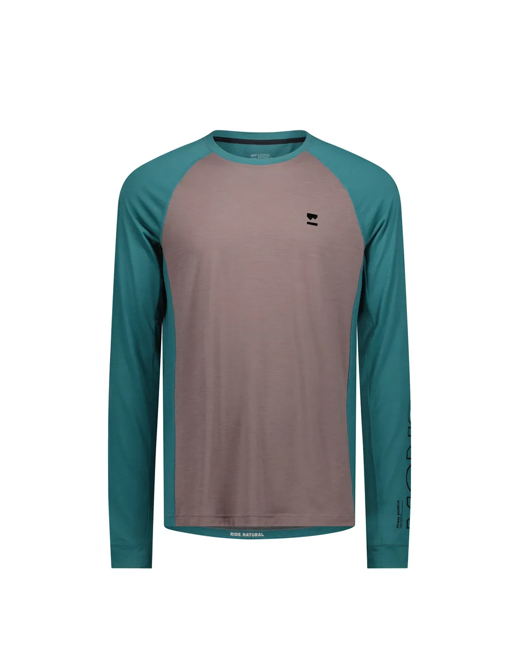 100790-1169-898-201 Mens Tarn Merino Long Sleeve Iron / Abyss