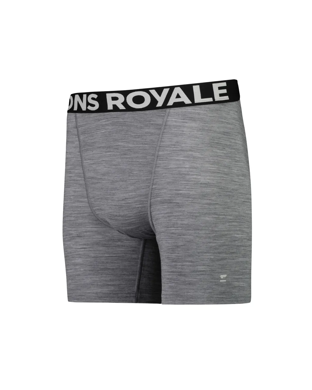100088-2169-710-201 Mens Hold 'em Merino Boxer Grey Heather