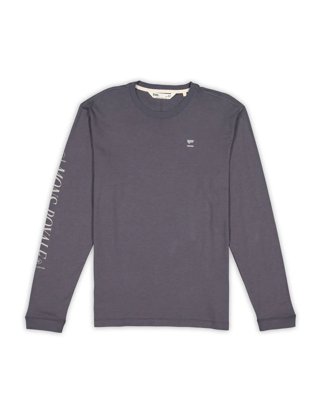 100725-1265-889 -201 Mens Yonder Merino Organic Cotton Long Sleeve Vintage Black