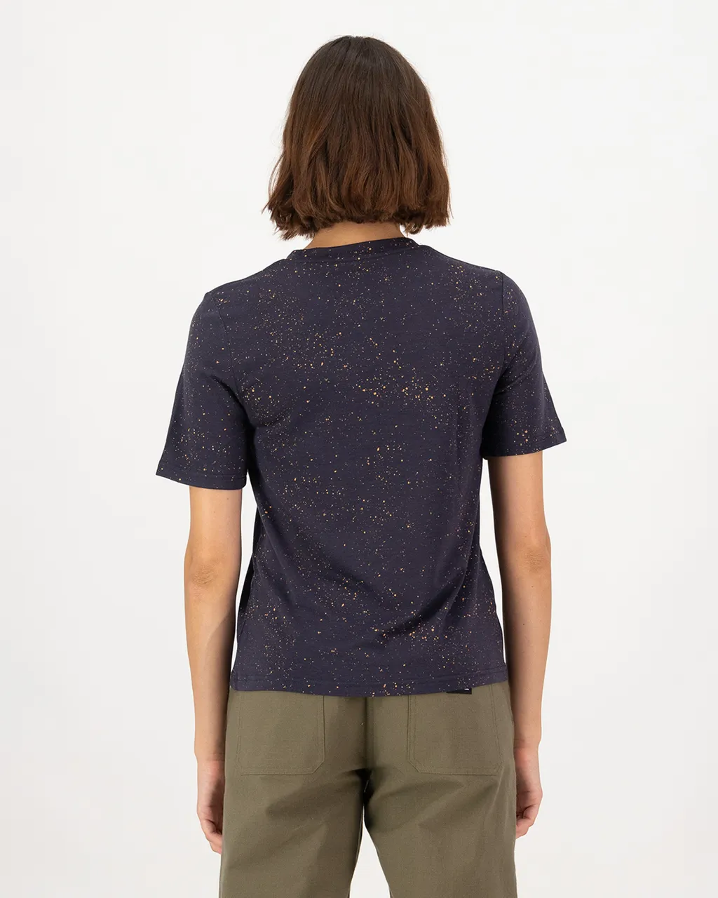100447-2264-874-102 Womens Icon Merino T-Shirt Cosmic