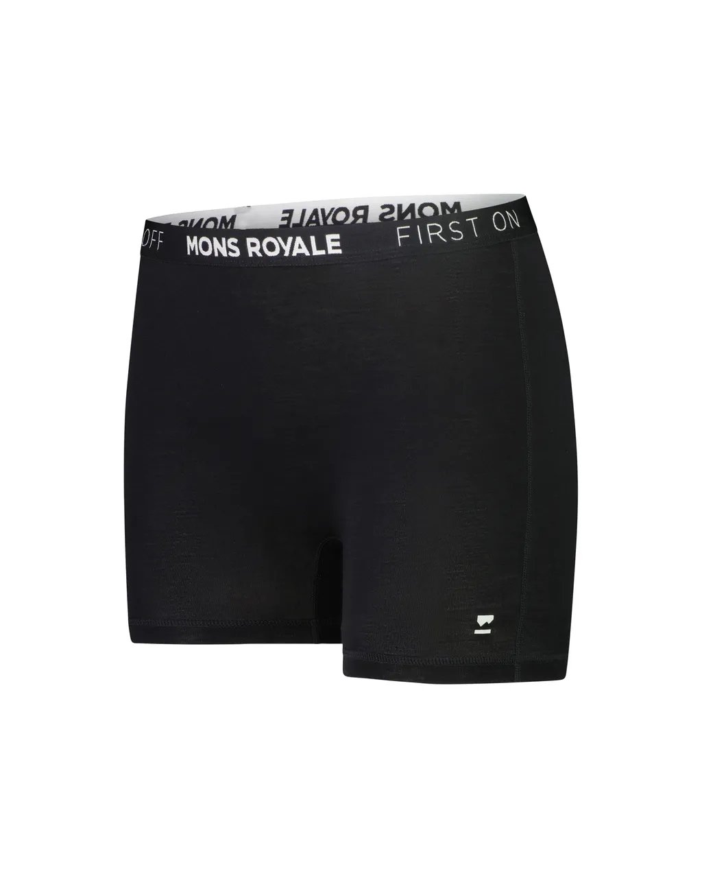 100041-1169-001-202 Womens Hannah Merino Hot Pant Black