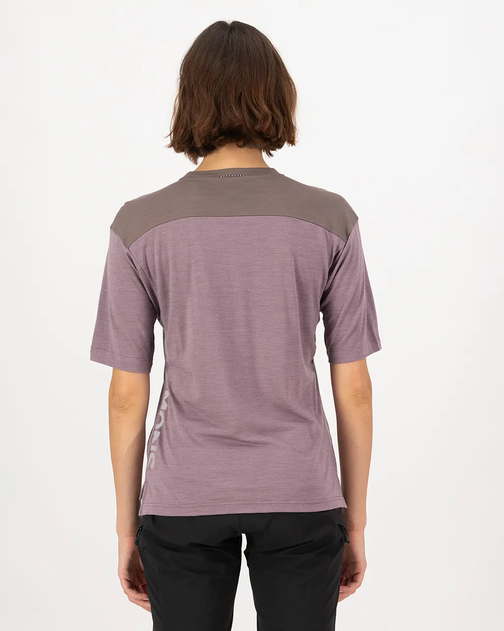 100736-1171-892-102 Womens Diversion Merino Bike Jersey Short Sleeve Mauve / Iron