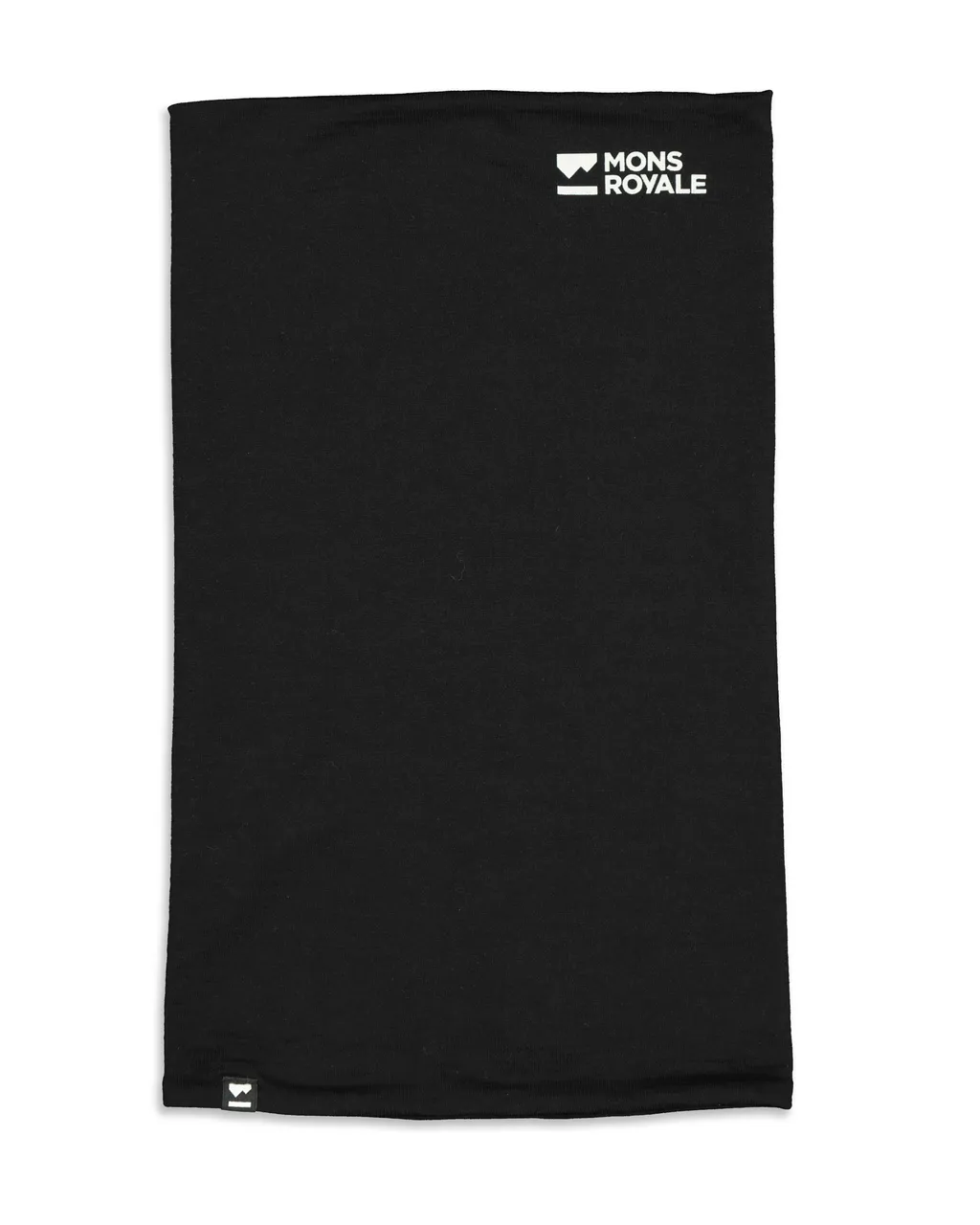 100102-1171-001-202 Unisex Double Up Merino Neckwarmer Black