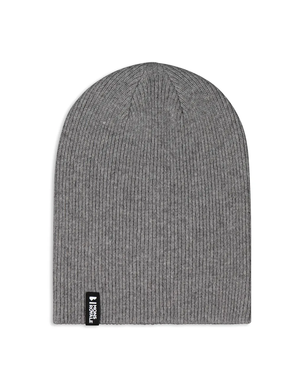 100641-1165-015-202 Unisex Chunky Logger Merino Beanie Charcoal Marl