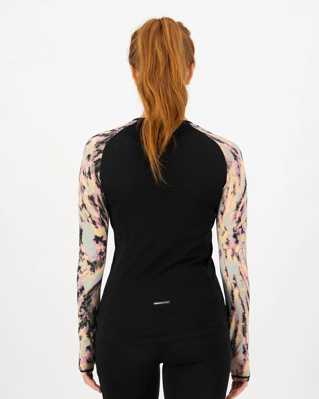 100029-2165-882-102 Womens Bella Merino Long Sleeve Rad Things / Black