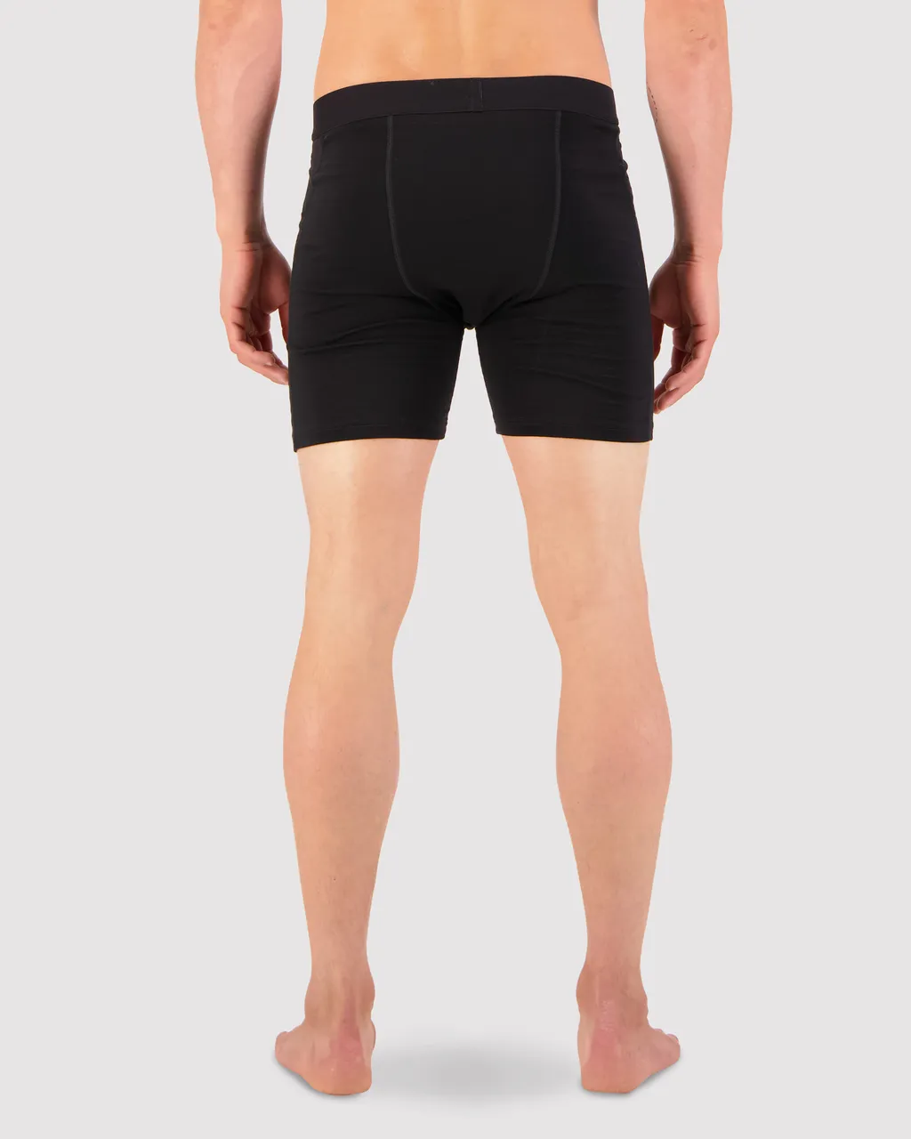 100088-1169-001-102 Mens Hold 'em Merino Boxer Black