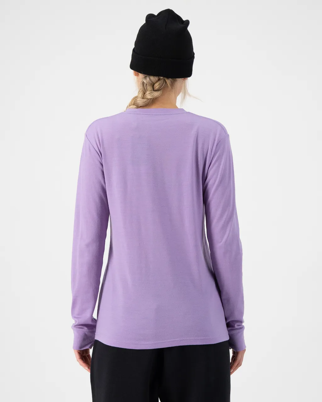 100686-1139-857-102 Womens Yotei Merino Classic Long Sleeve Lupin