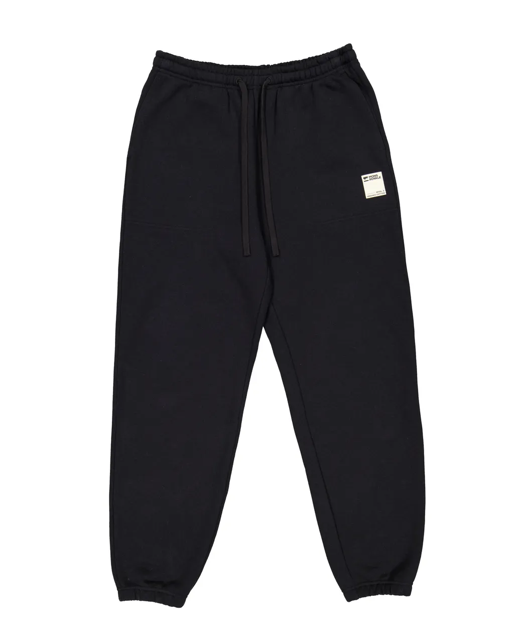 100680-1246-001-201 Unisex Verdant Merino Organic Cotton Sweatpants Black
