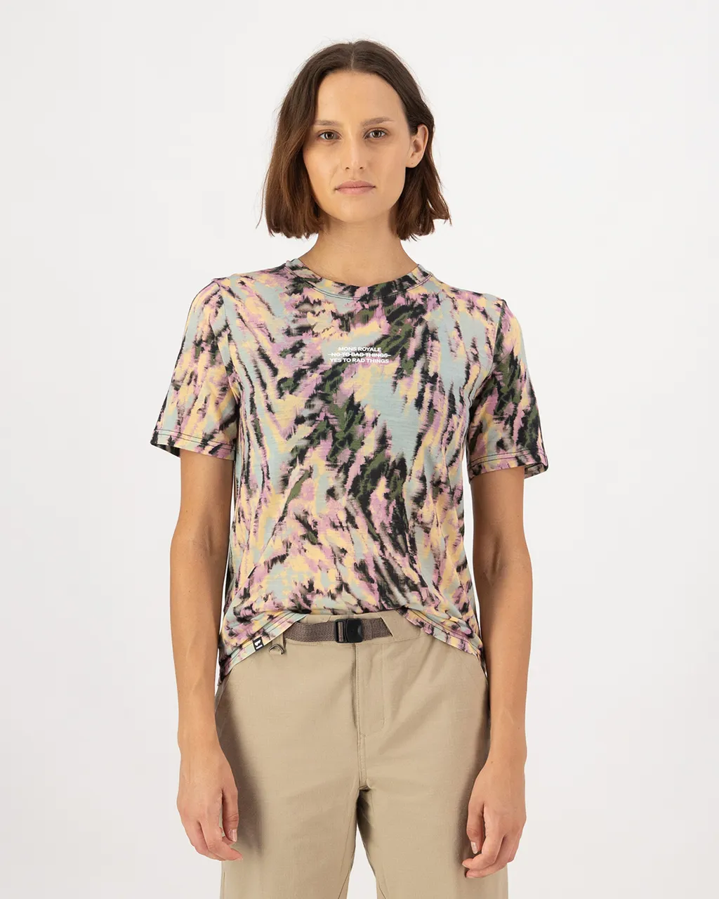 100447-2264-875-101 Womens Icon Merino T-Shirt Rad Things
