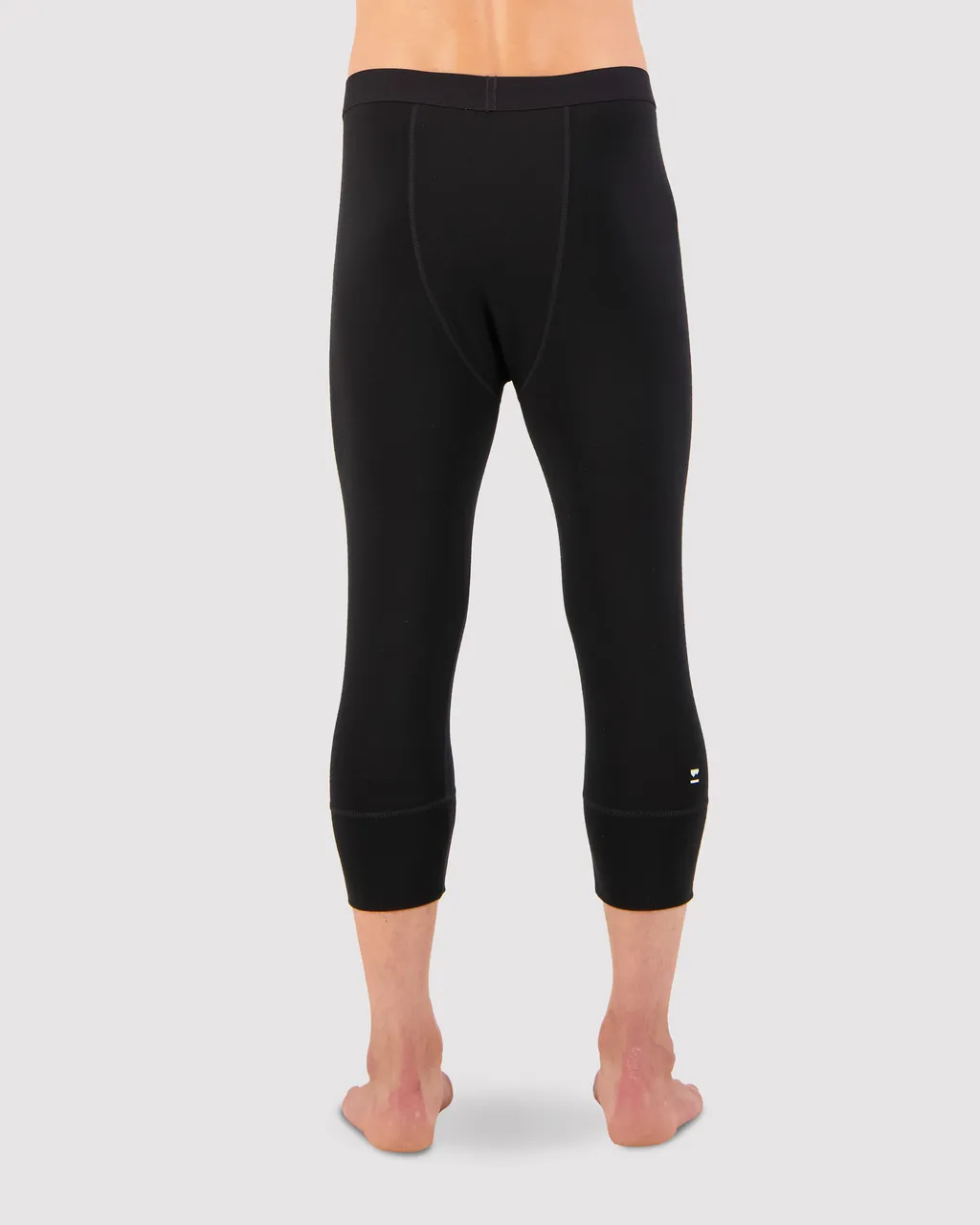 100501-1169-001-102 Mens Cascade Merino Base Layer 3/4 Legging Black