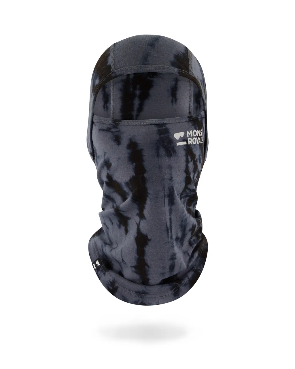 100706-1171-809-201 Unisex Santa Rosa Merino Balaclava Grey Tie Dye