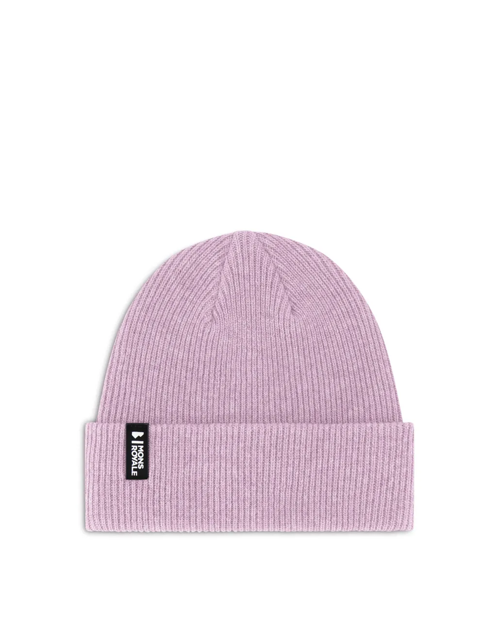 100641-1165-337-201 Unisex Chunky Logger Merino Beanie Orchid Marl