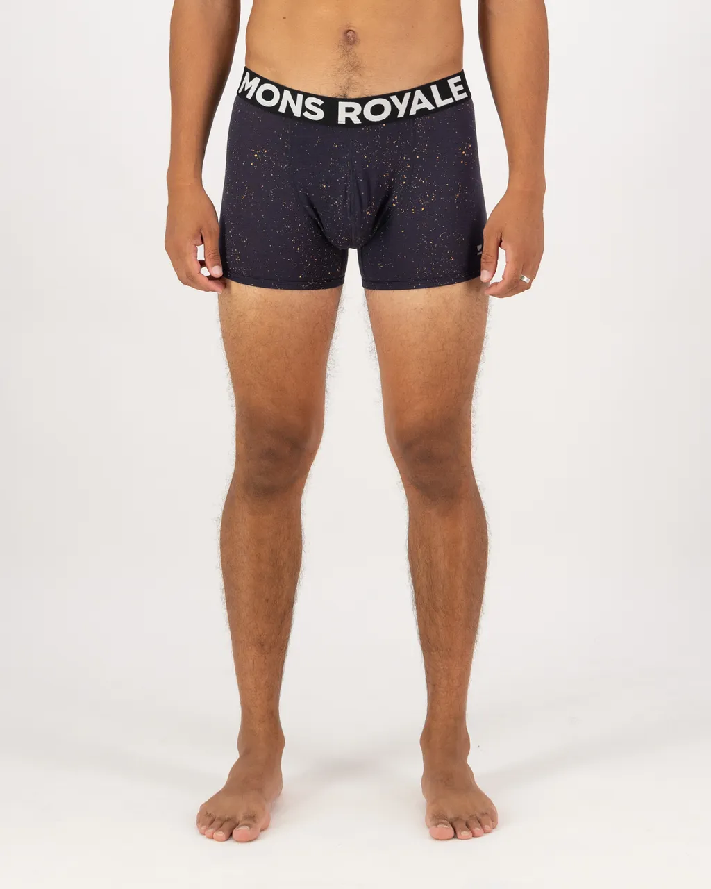 100087-2169-874-101 Mens Hold 'em Shorty Merino Boxer Cosmic