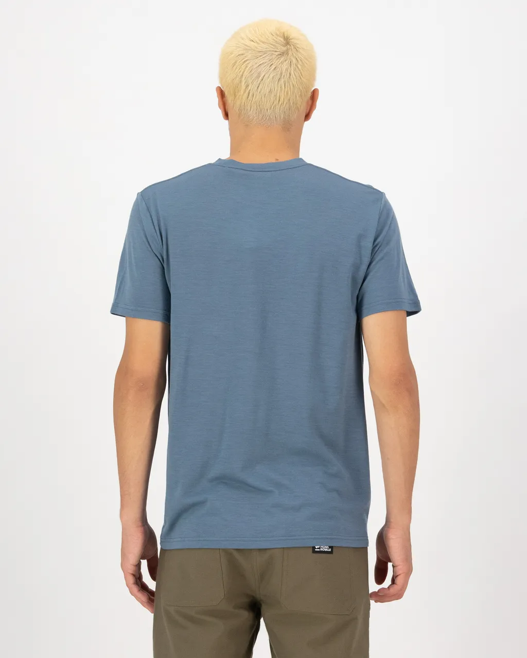 100275-1181-877-102 Mens Icon Merino Classic T-Shirt Goblin Blue