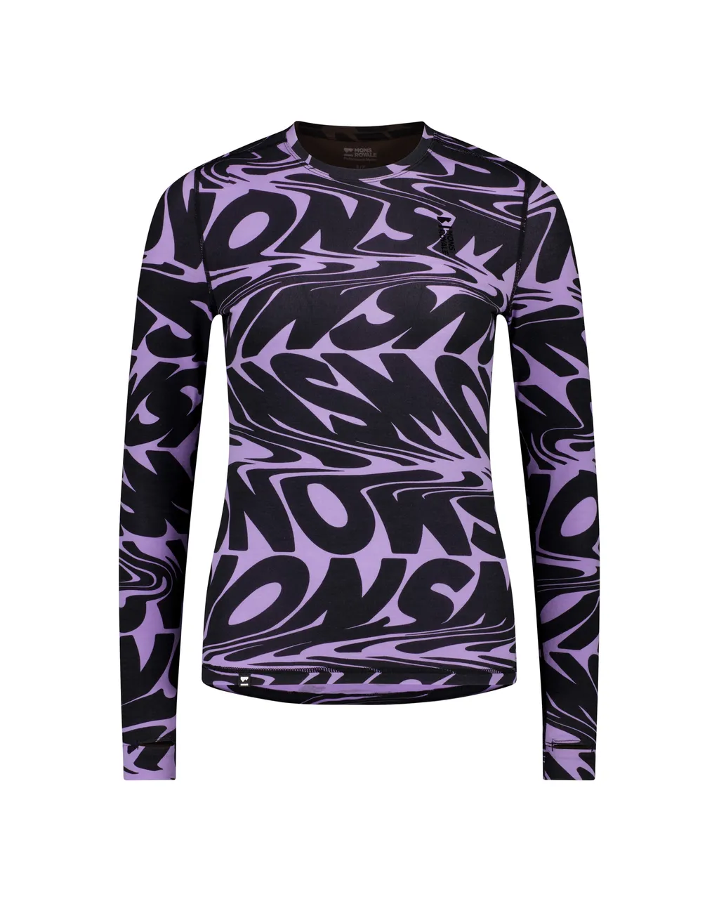 100503-2165-811-201 Womens Cascade Merino Base Layer Long Sleeve Signal Lost Lupin