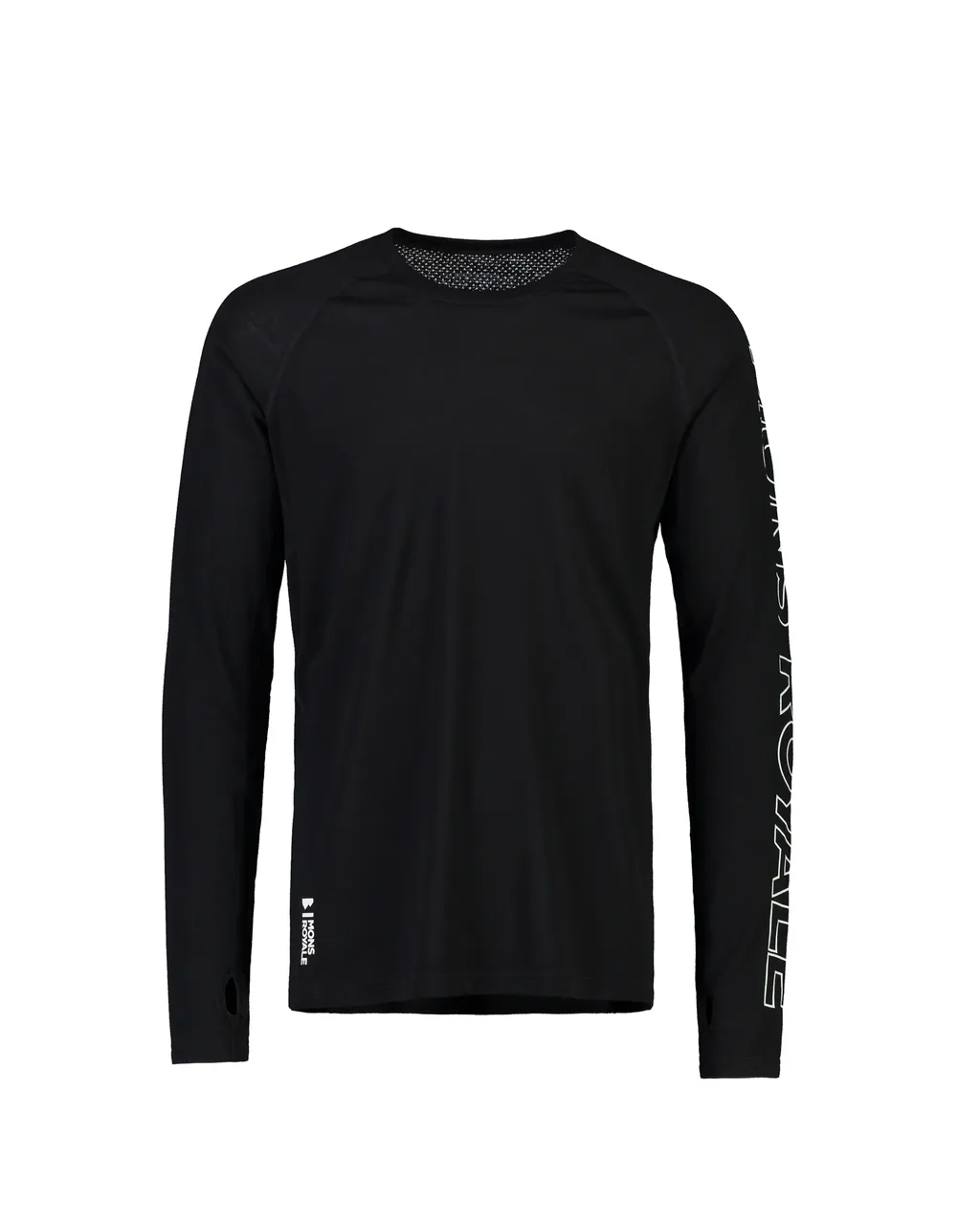 100079-1165-001-201 Mens Temple Merino Long Sleeve Black