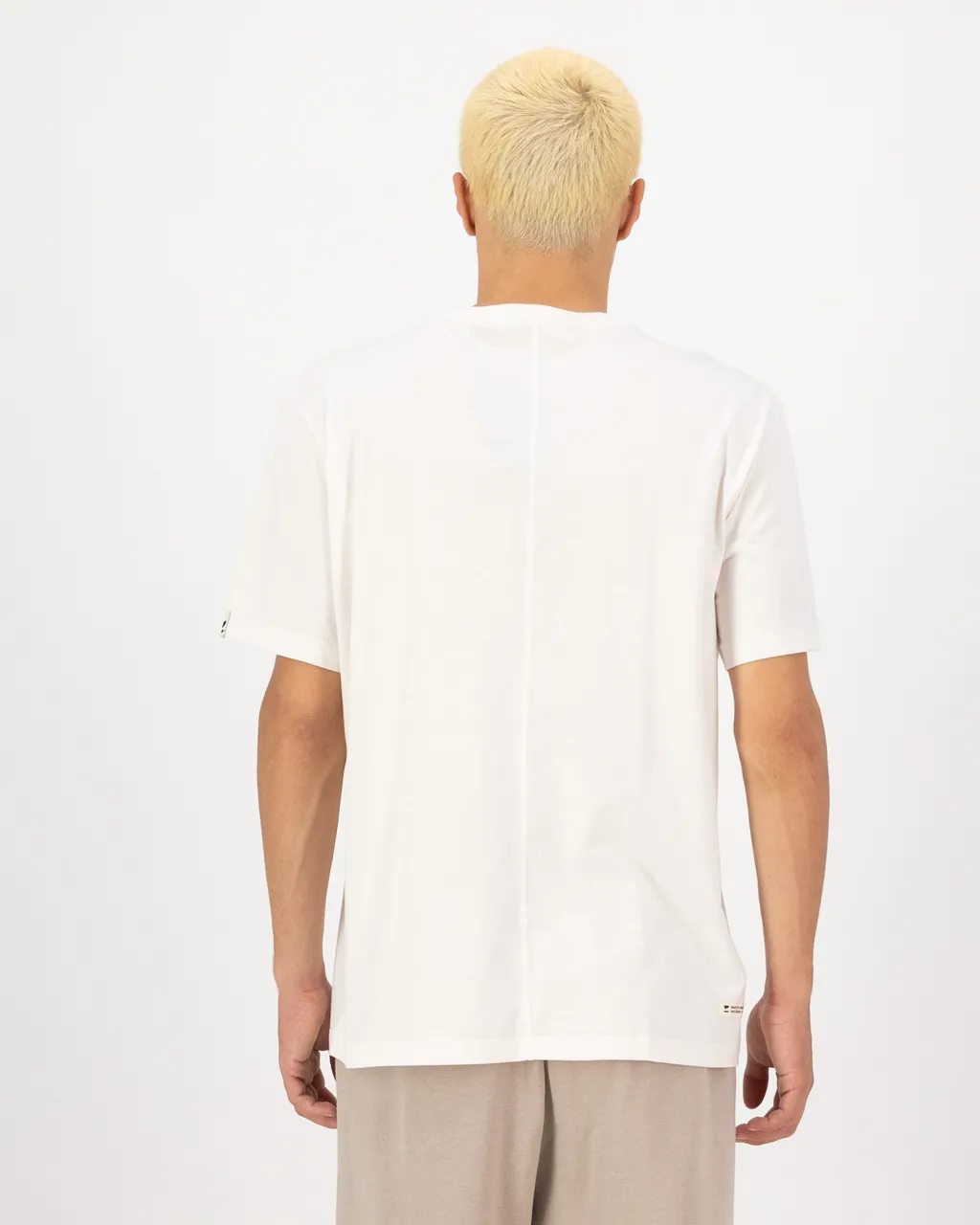 100723-1263-890-102 Mens Yonder Merino Organic Cotton T-Shirt Vintage White
